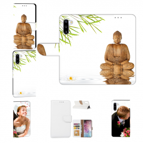 Samsung Galaxy Note 10 Handy Hülle mit Fotodruck Frieden buddha Etui