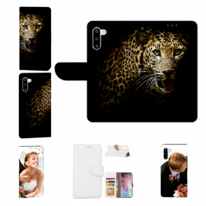 Samsung Galaxy Note 10 Individuelle Handyhülle mit Leopard Bilddruck 