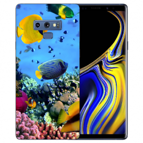 Samsung Galaxy Note 9 TPU Hülle mit Bilddruck Korallenfische