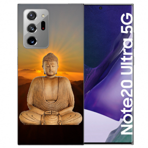 Samsung Galaxy Note 20 Ultra TPU Hülle mit Bilddruck Frieden buddha