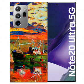 Samsung Galaxy Note 20 Ultra Silikon TPU Hülle mit Bilddruck Gemälde