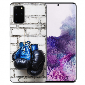 Samsung Galaxy S10 Lite Silikon TPU Hülle mit Bilddruck Boxhandschuhe 