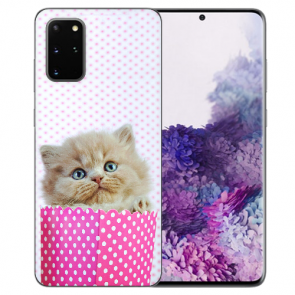 Samsung Galaxy S10 Lite Silikon TPU Hülle mit Kätzchen Baby Fotodruck 