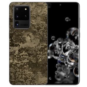 Samsung Galaxy S20 Ultra TPU Silikon Hülle mit Muster Fotodruck 