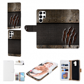 Tasche Handyhülle mit Fotodruck Monster-Kralle für Samsung Galaxy S23 Ultra (5G) Etui