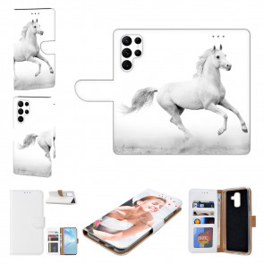 Handy Schale Cover Bilddruck Pferd für Samsung Galaxy S22 Ultra (5G)