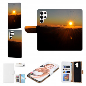 Schutzhülle Handycover Bilddruck Sonnenaufgang für Samsung Galaxy S22 Ultra (5G)