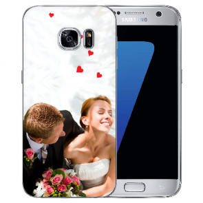 Silikon Hülle Samsung Galaxy S7 TPU Case Schutzhülle mit Foto Hülle