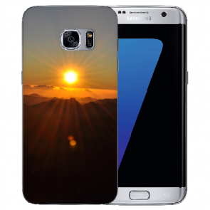 Samsung Galaxy S7 TPU Silikon Hülle mit Fotodruck Sonnenaufgang