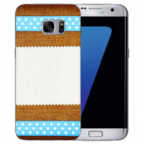 Samsung Galaxy S7 TPU Silikon Hülle mit Fotodruck Muster Etui