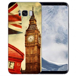Samsung Galaxy S8 Plus 0,8mm TPU-Silikon mit Bilddruck Big Ben London