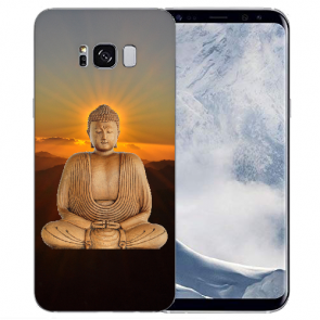 Samsung Galaxy S8 TPU-Silikonhülle mit Bilddruck Frieden buddha