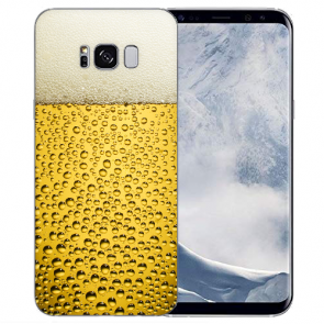0,8mm TPU-Silikonhülle für Samsung Galaxy S8 mit Bier Bilddruck