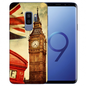 Samsung Galaxy S9 Plus TPU Silikon Hülle mit Big Ben London Bilddruck 