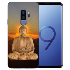 Samsung Galaxy S9 Silikon TPU Hülle mit Fotodruck Frieden buddha