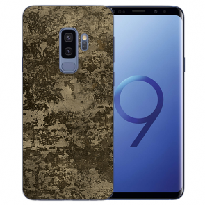 TPU Silikon mit Bilddruck Muster für Samsung Galaxy S9 Plus Etui