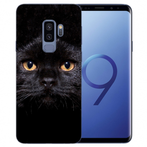 TPU-Silikonhülle fürSamsung Galaxy S9 mit Schwarz Katze Bilddruck 