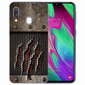 Samsung Galaxy A20 Silikon TPU mit Bilddruck Monster-Kralle