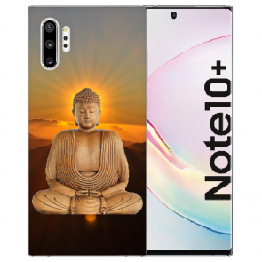 Samsung Galaxy Note 10 + TPU Hülle mit Fotodruck Frieden buddha