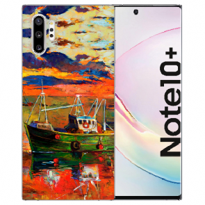 Samsung Galaxy Note 10 Plus TPU Silikon Hülle mit Fotodruck Gemälde