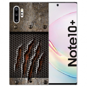 Samsung Galaxy Note 10 + Silikon Hülle mit Fotodruck Monster-Kralle
