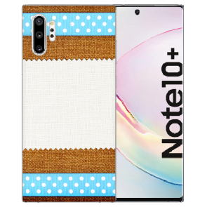 Samsung Galaxy Note 10 + Silikon TPU Hülle mit Fotodruck Muster