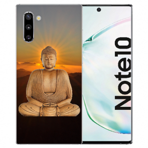 Samsung Galaxy Note 10 Silikonhülle TPU mit Fotodruck Frieden buddha