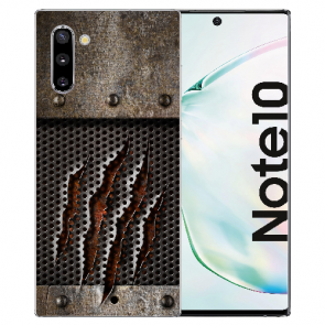 Samsung Galaxy Note 10 Silikon TPU Hülle mit Fotodruck Monster-Kralle