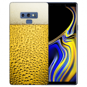 Silikon TPU Hülle mit Bier Bilddruck für Samsung Galaxy Note 9