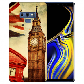 Silikon TPU Hülle mit Big Ben London Bilddruck für Samsung Galaxy Note 9