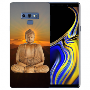 Samsung Galaxy Note 9 Silikon TPU Hülle mit Bilddruck Frieden buddha