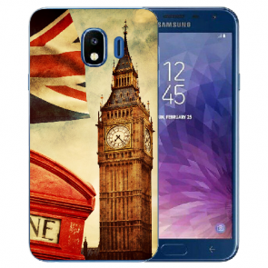 Samsung Galaxy J4 (2018) Silikon TPU Hülle mit Fotodruck Big Ben London