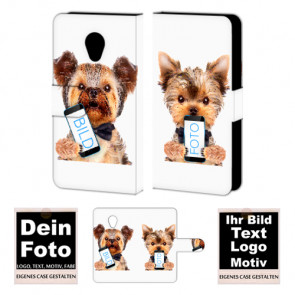 Individuelle Handy Tasche für HTC Desire 700 mit Fotodruck Text 