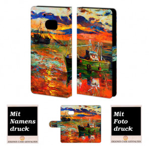HTC M10 Gemälde  Handy Tasche Hülle Foto Bild Druck