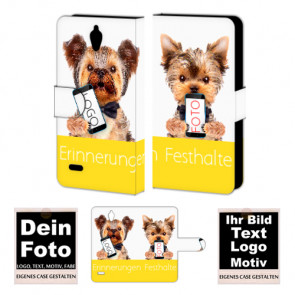 Huawei G700 Personalisierte Handy Tasche mit Foto Text Druck