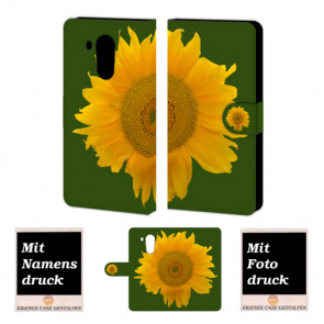 Huawei Mate 8 Sonnenblumen Handy Tasche Hülle Foto Bild Druck