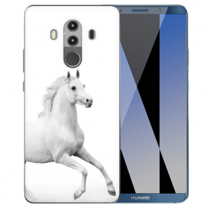 Huawei Mate 10 Pro Silikon TPU Schutzhülle mit Pferd Namen Bilddruck