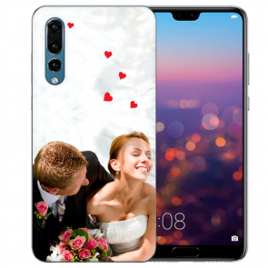 Huawei P20 Pro Silikon Case TPU Hülle mit Foto Bild namen Druck 