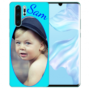 Huawei P30 pro Silikon / TPU Case mit foto namen Druck