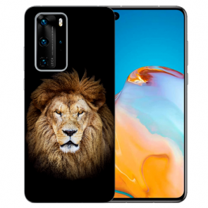 Silikon TPU Schutzhülle mit Löwe Namen Bilddruck für Huawei P40 