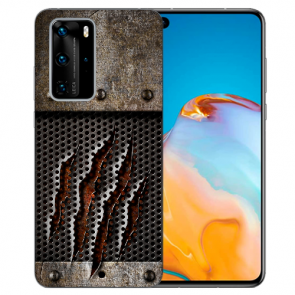 Silikon TPU Hülle mit Fotodruck Monster-Kralle für Huawei P40 Pro