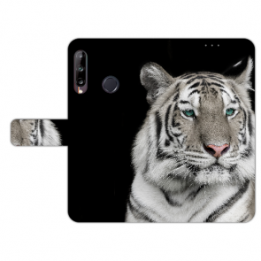 Huawei Y9 (2019) Individuelle Handy Hülle Tasche mit Tiger Bilddruck Etui