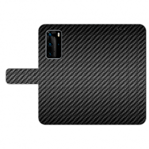 Personalisierte Handy Hülle mit Bilddruck Carbon Optik für Huawei P40