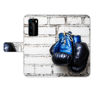 Personalisierte Handy Hülle für Huawei P40 mit Bilddruck Boxhandschuhe 