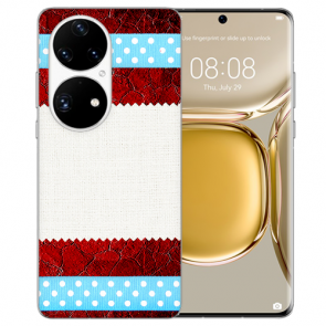 Silikon TPU Cover Case für Huawei P50 Handy Hülle mit Fotodruck Muster