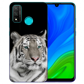 Huawei P Smart 2020 TPU Hülle mit Fotodruck Tiger Etui