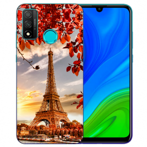 Huawei P Smart 2020 TPU Hülle mit Fotodruck Eiffelturm Etui