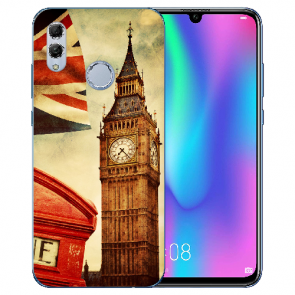 Huawei Honor 10 Lite Silikon TPU Hülle mit Bilddruck Big Ben London