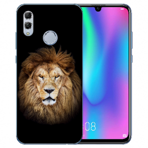 Huawei Honor 10 Lite Silikon Schutzhülle TPU mit Löwe Bilddruck