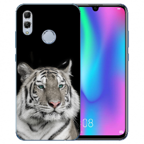 Huawei Honor 10 Lite Silikon Schutzhülle TPU mit Tiger Bilddruck